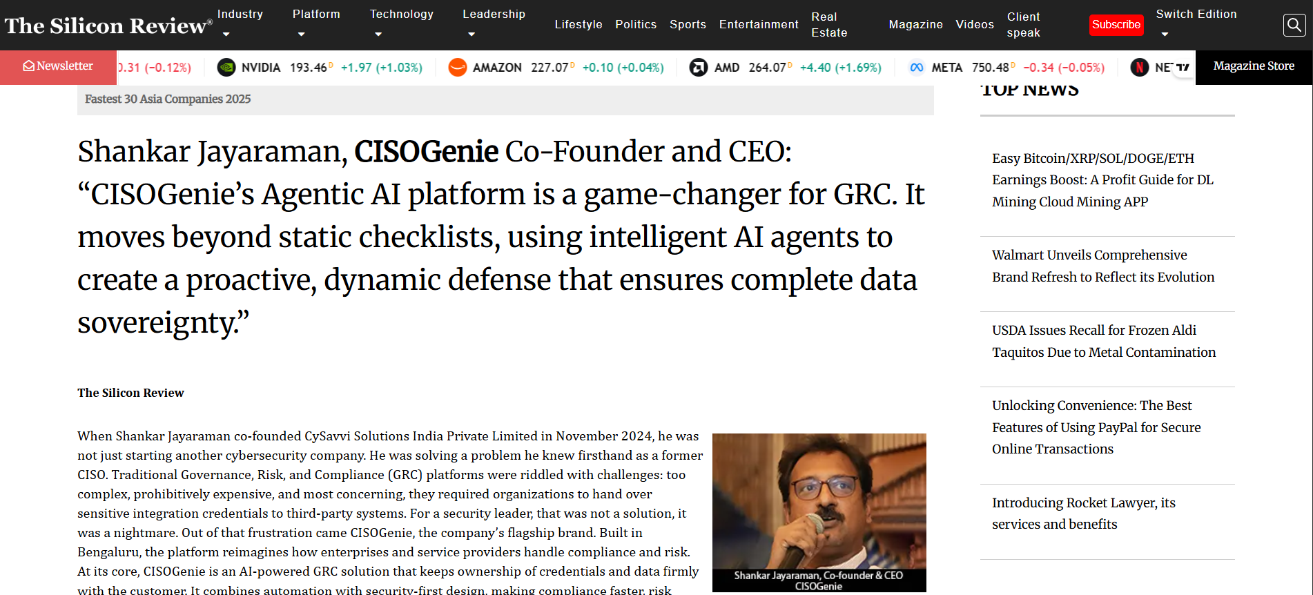 Preview of CISOGenie's Agentic AI platform is a game-changer for GRC. It moves beyond static checklists, using intelligent AI agents to create a proactive, dynamic defense that ensures complete data sovereignty