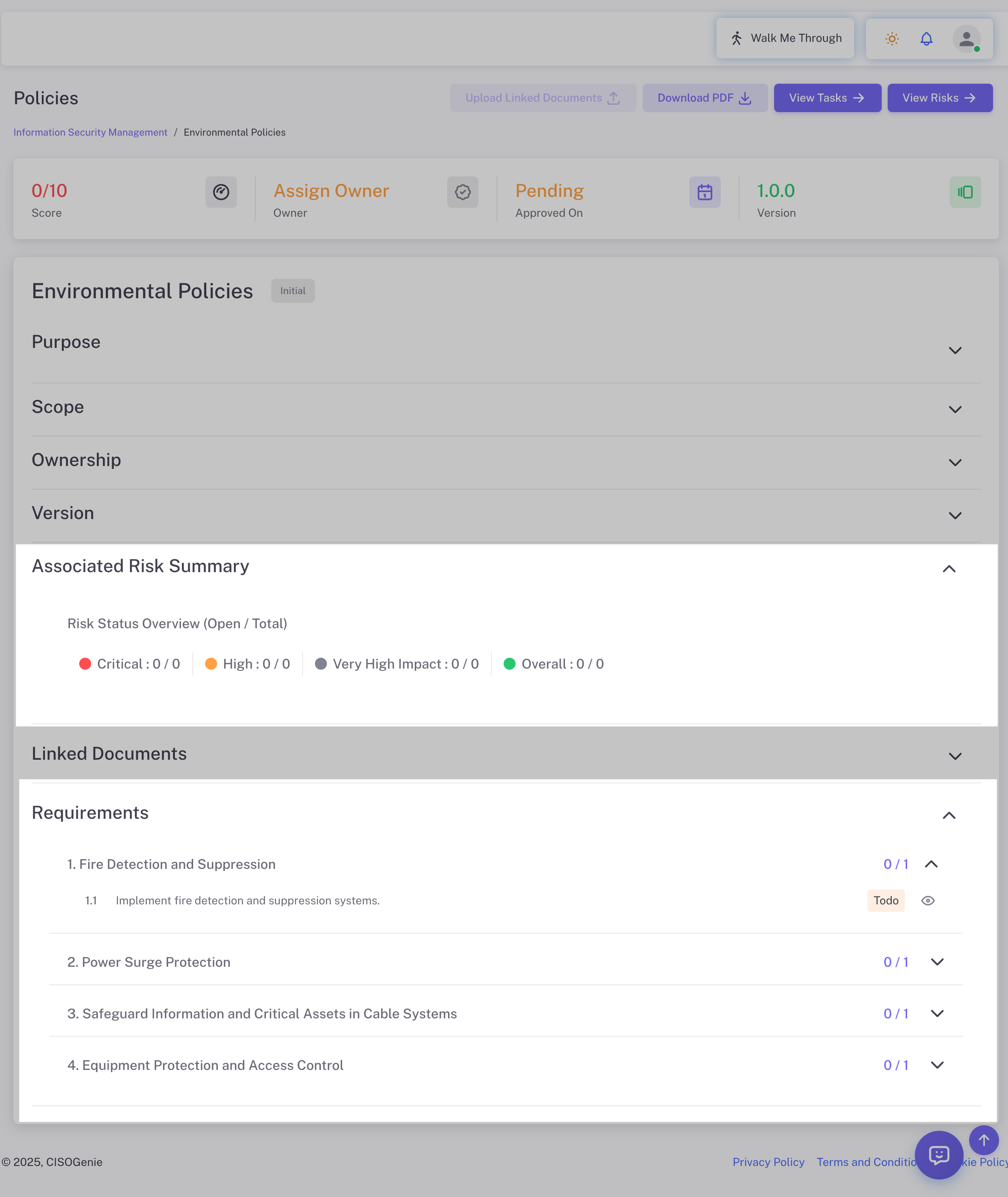 Unified Policy Mapping